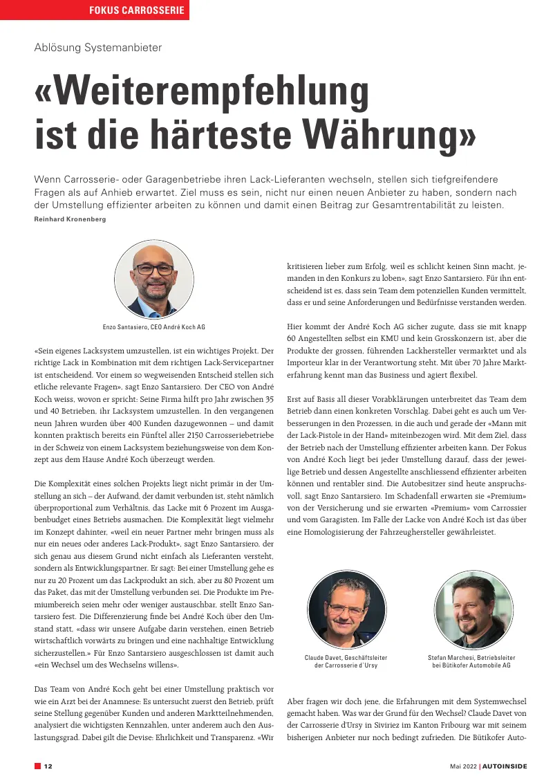 Vorschau: «Weiterempfehlung ist die härteste Währung»